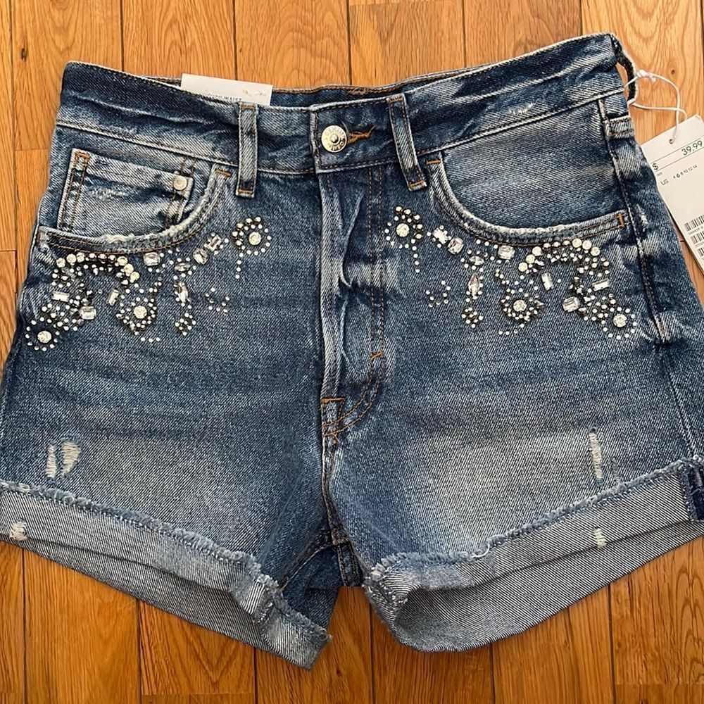 H & M High Waist Shorts